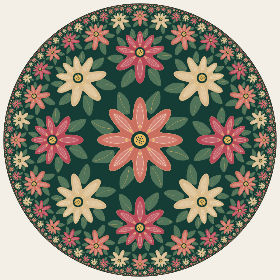 Flower · Midnight garden full-detail preview